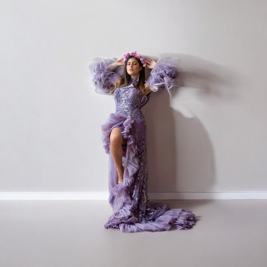 Imperial Violet Dress