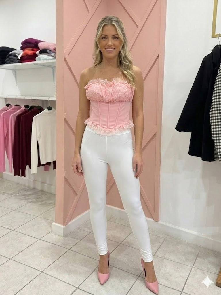 Corpetto pastel pink