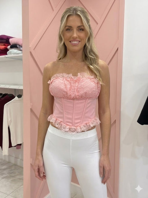 Corpetto pastel pink